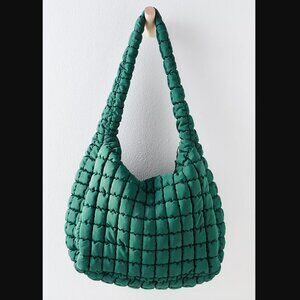 Free People Movement Quilted Carryall - Fuji Jade